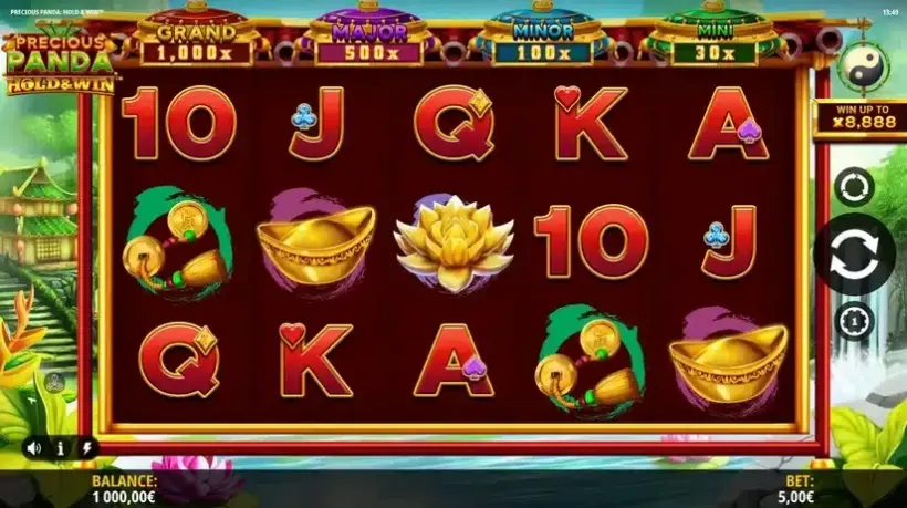 Precious Panda: Hold & Win slot screenshot 