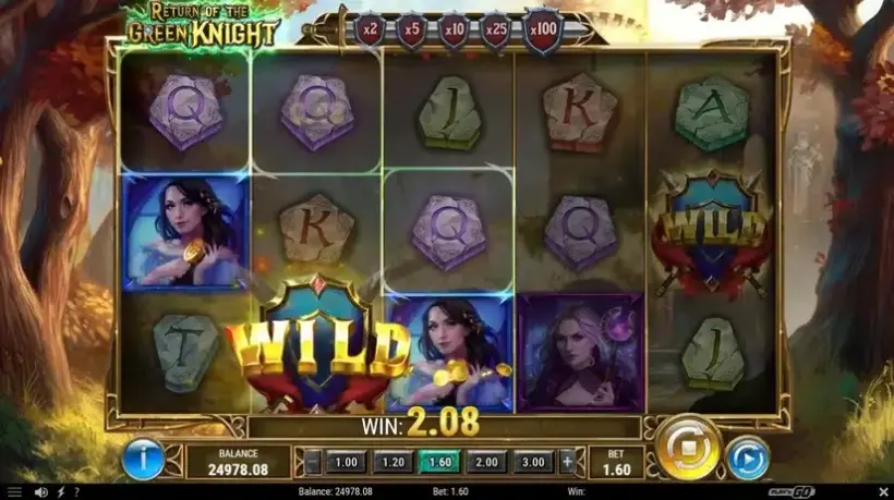 Return of the Green Knight slot screenshot 2