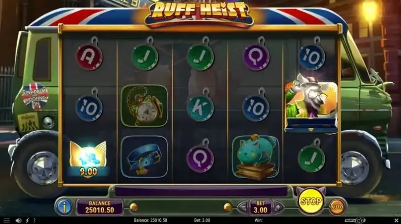 Ruff Heist slot screenshot 2