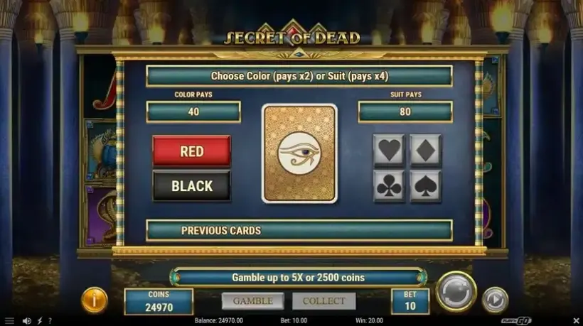 Secret of Dead slot screenshot 3