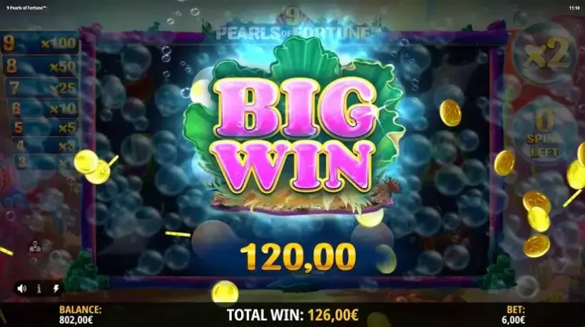 9 Pearls of Fortune slot screenshot 9