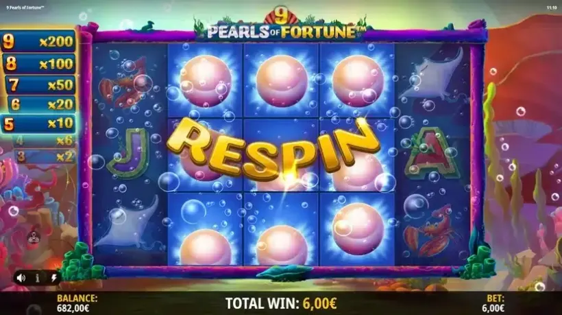 9 Pearls of Fortune slot screenshot 8