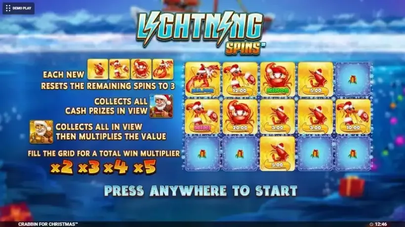 Crabbin’ For Christmas slot screenshot 3