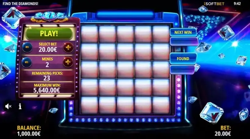 Find The Diamonds slot screenshot 