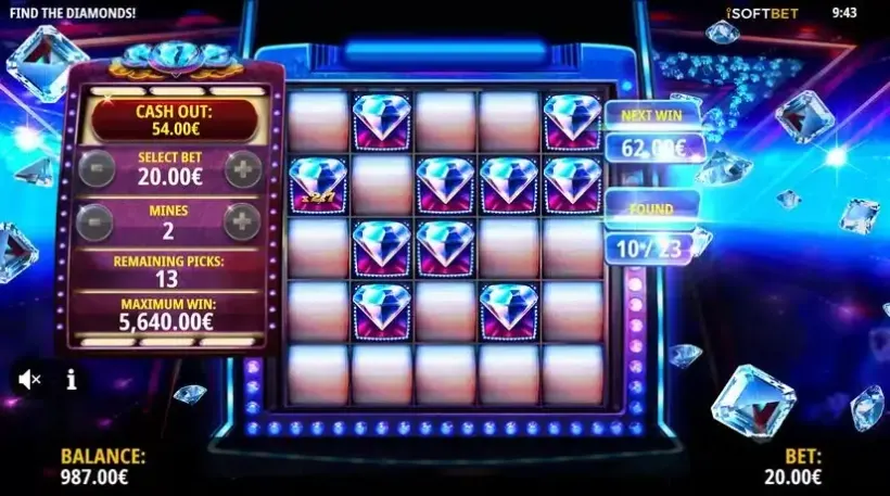 Find The Diamonds slot screenshot 2