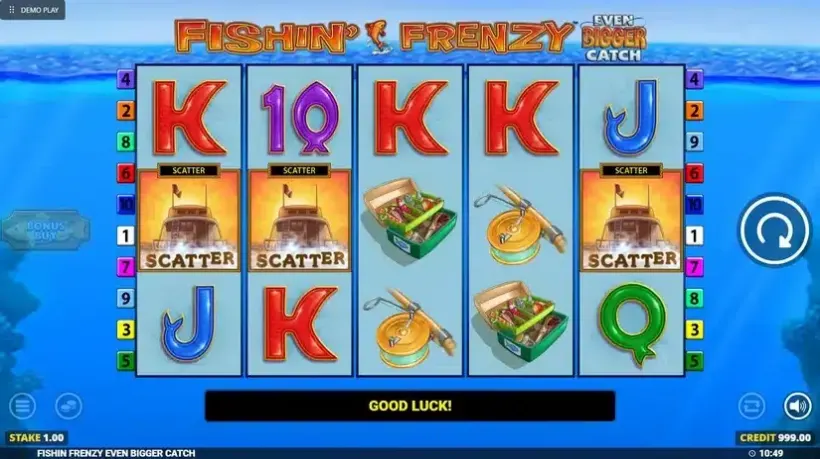Fishin’ Frenzy Even Bigger Catch slot screenshot 2