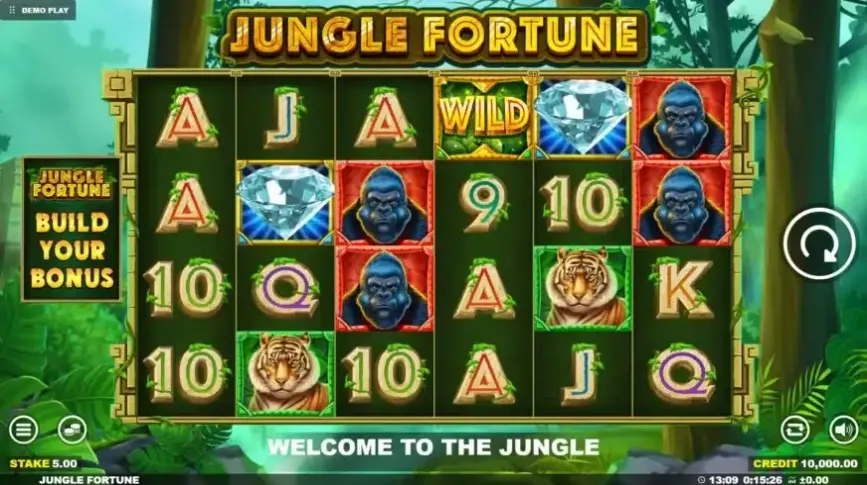 Jungle Fortune slot screenshot 