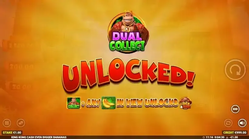 King Kong Cash Even Bigger Bananas slot screenshot 3