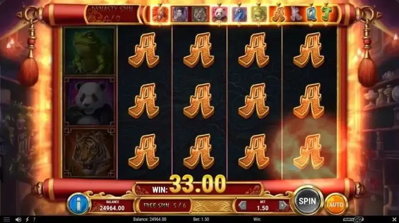 Legacy of Dynasties slot screenshot 