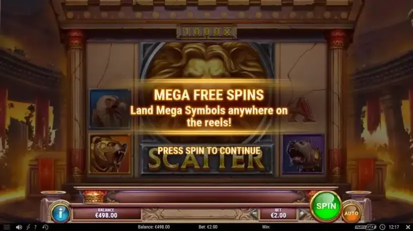 Legion Gold slot screenshot 2