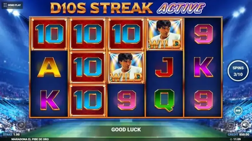 Maradona El Pibe De Oro slot screenshot 5