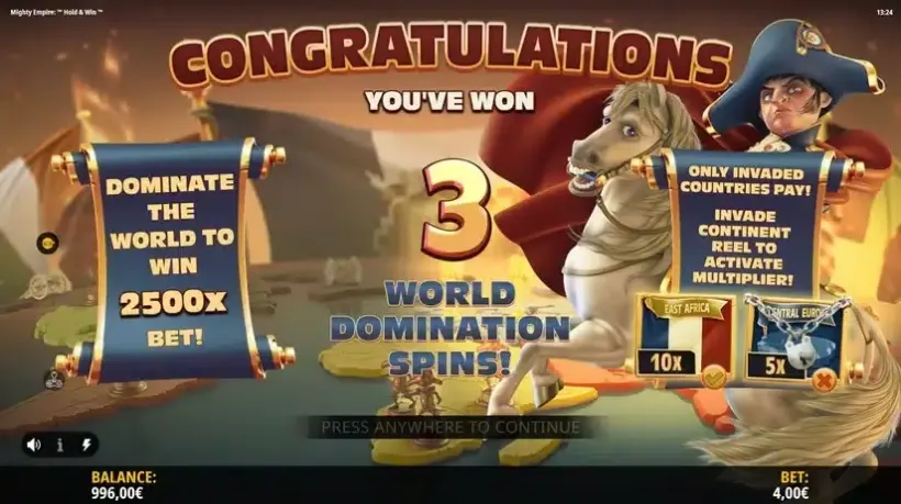 Mighty Empire Hold & Win slot screenshot 3