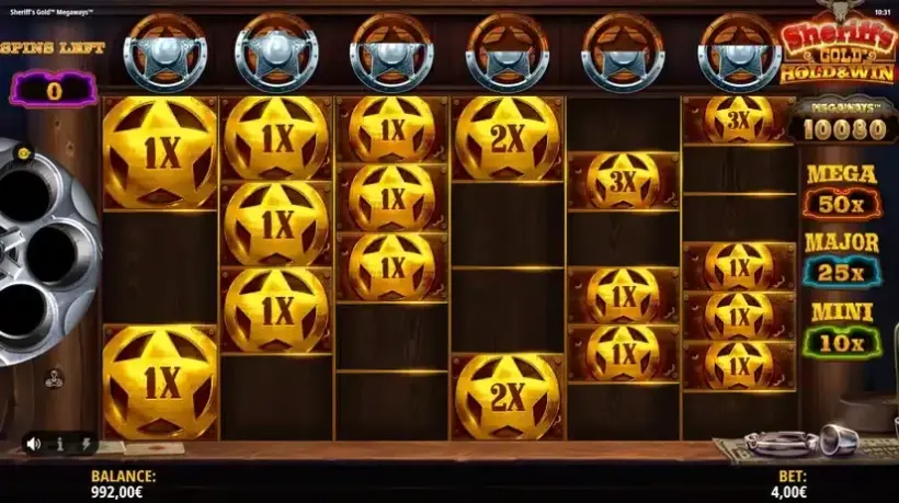 Sheriff’s Gold Megaways slot screenshot 4