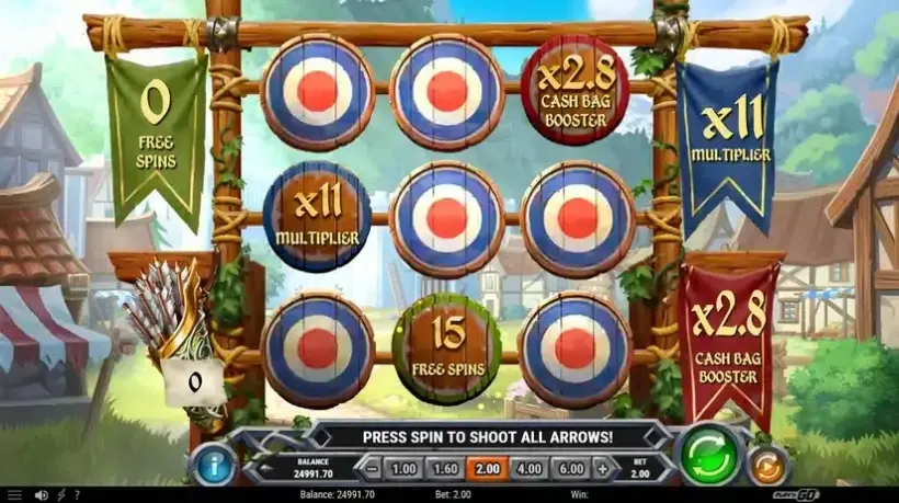 Sherwood Gold slot screenshot 5