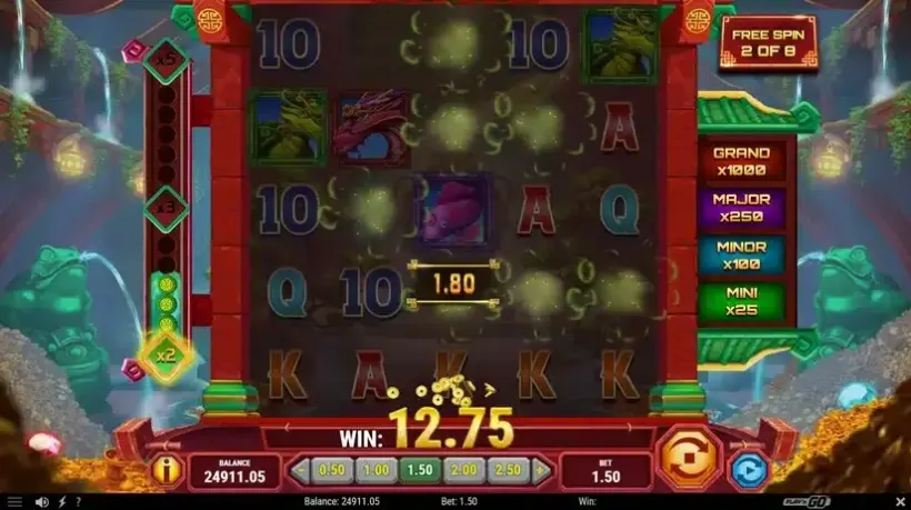 Temple of Prosperity slot screenshot 5