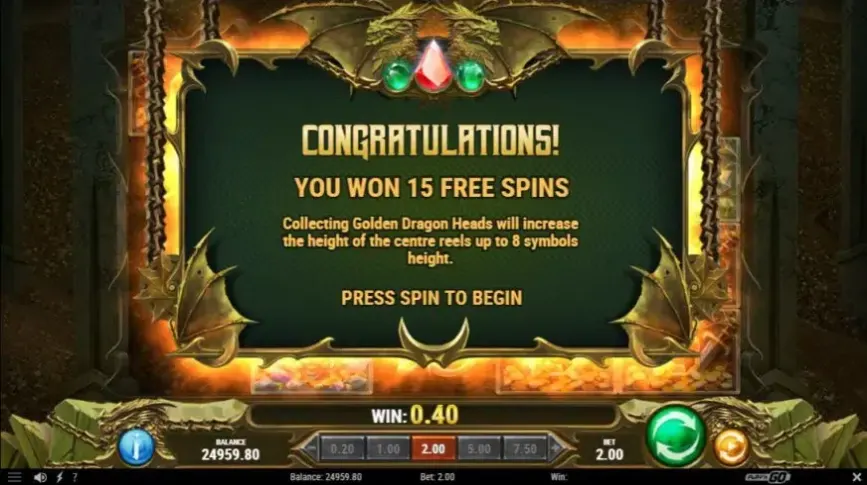 24K Dragon slot screenshot 2