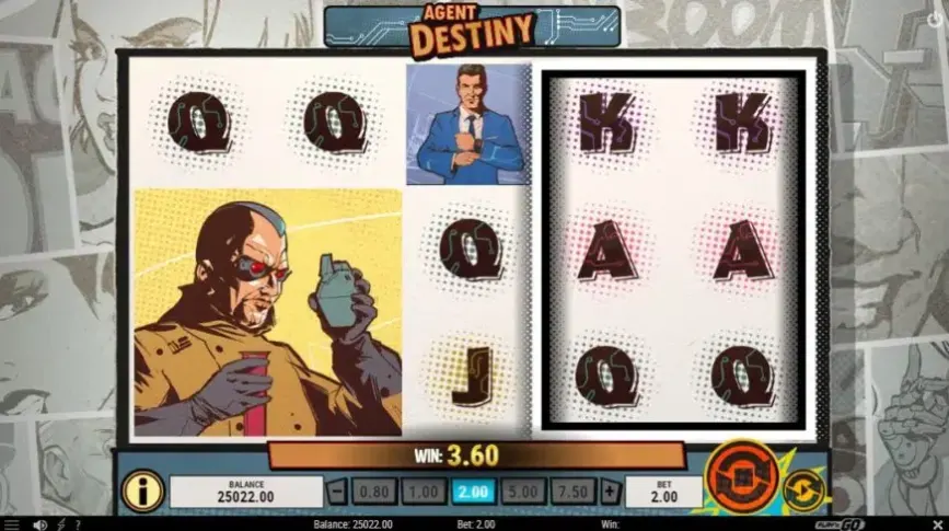 Agent Destiny slot screenshot 3