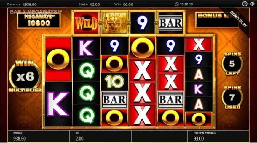 Bar-X Safecracker Megaways slot screenshot 5