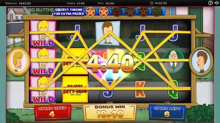 Beavis and Butt-Head slot screenshot 
