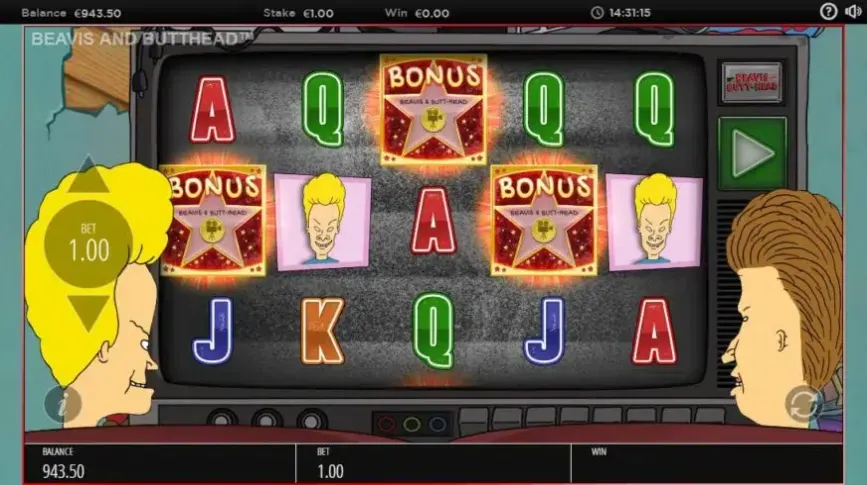 Beavis and Butt-Head slot screenshot 5