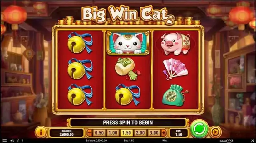 Big Win Cat slot screenshot 