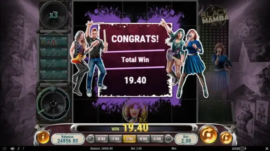 Black Mamba slot screenshot 