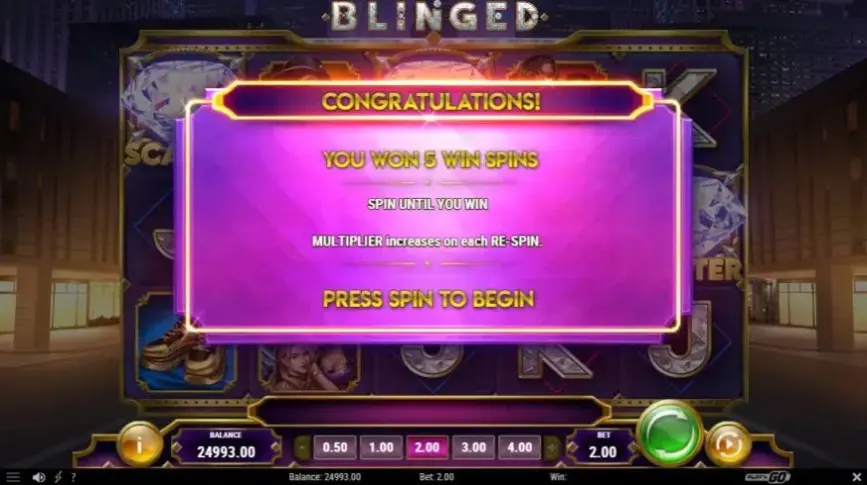 Blinged slot screenshot 2