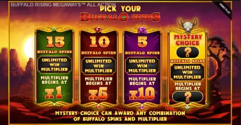 Buffalo Rising Megaways All Action slot screenshot 2