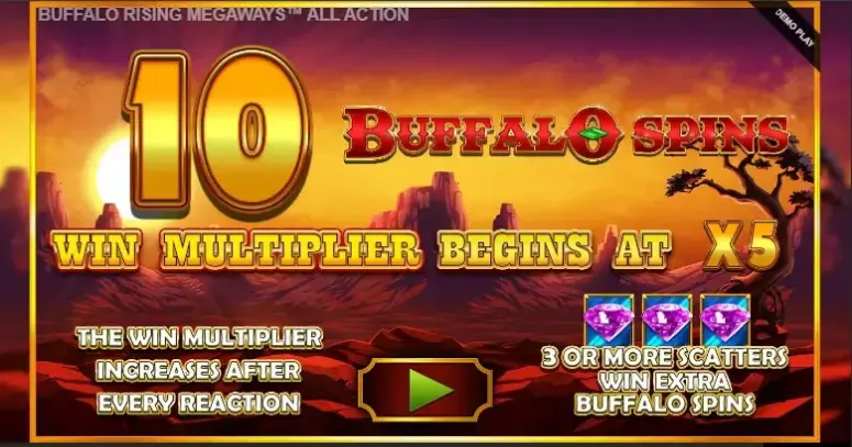 Buffalo Rising Megaways All Action slot screenshot 3