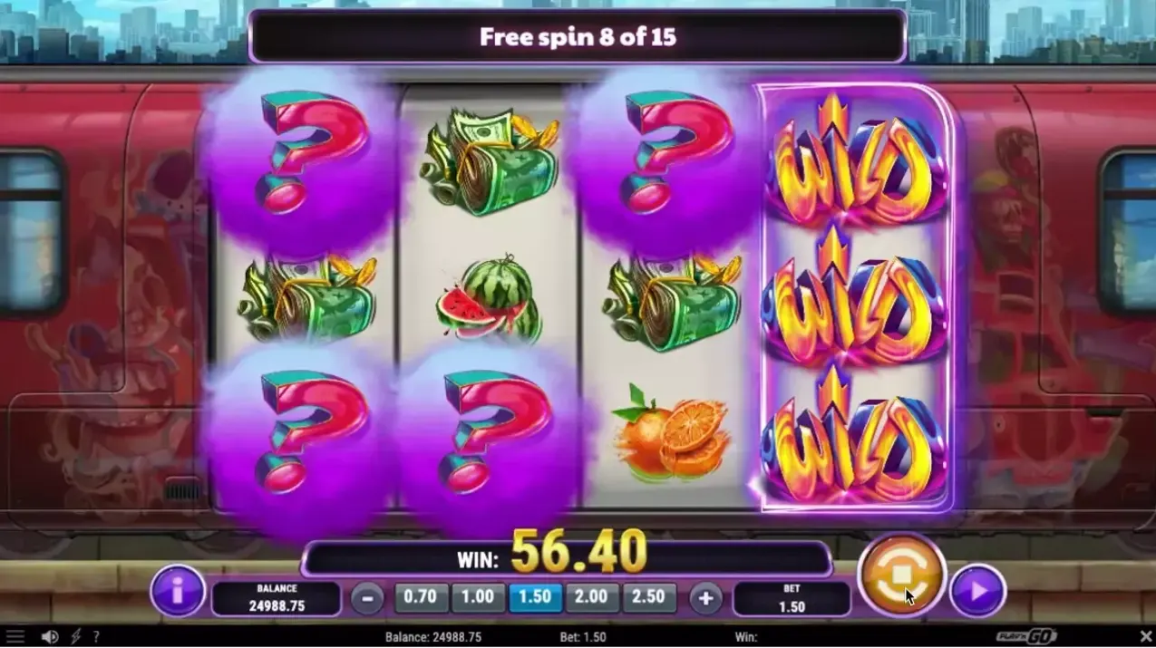 Cash Vandal slot screenshot 