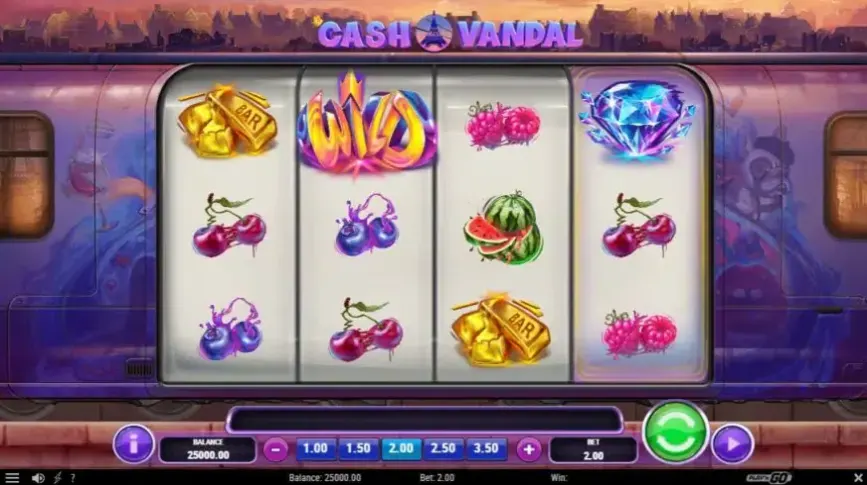 Cash Vandal slot screenshot 