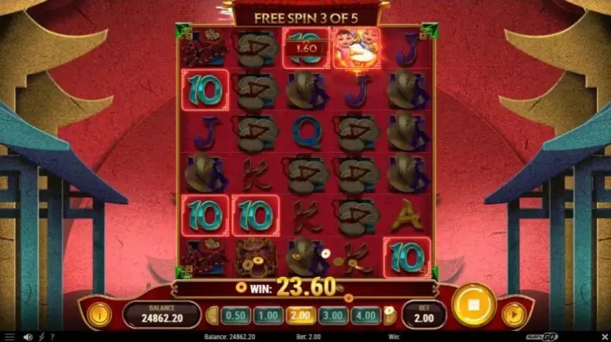Celebration of Wealth slot screenshot 