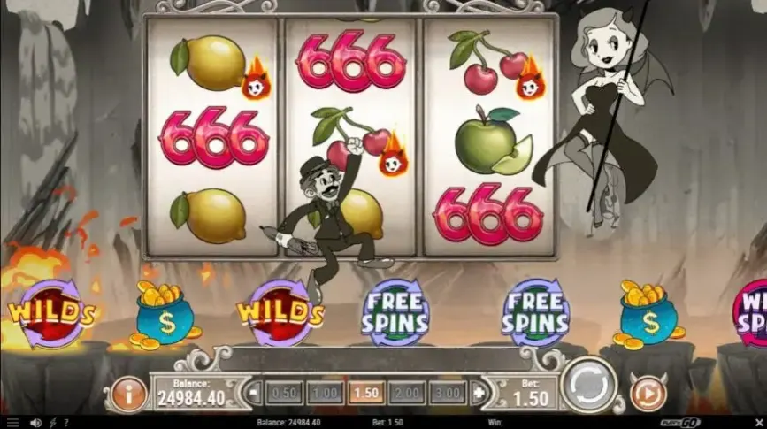 Charlie Chance: In Hell To Pay slot screenshot 4