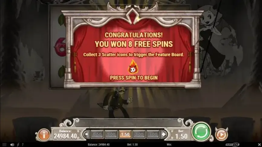 Charlie Chance: In Hell To Pay slot screenshot 5