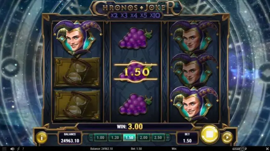 Chronos Joker slot screenshot 