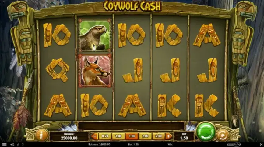 Coywolf Cash slot screenshot 