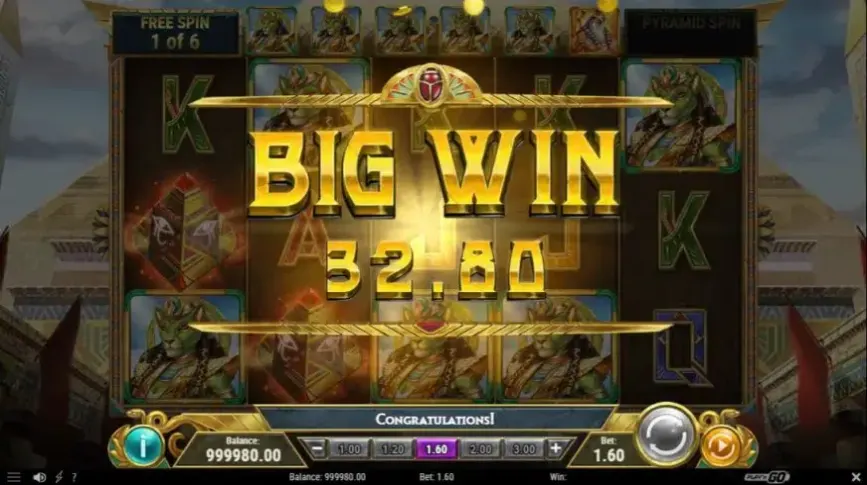 Dawn of Egypt slot screenshot 4