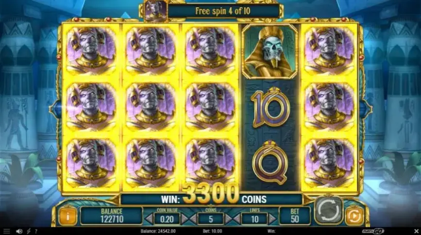 Doom of Egypt slot screenshot 