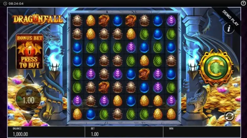 Dragon Fall slot screenshot 1