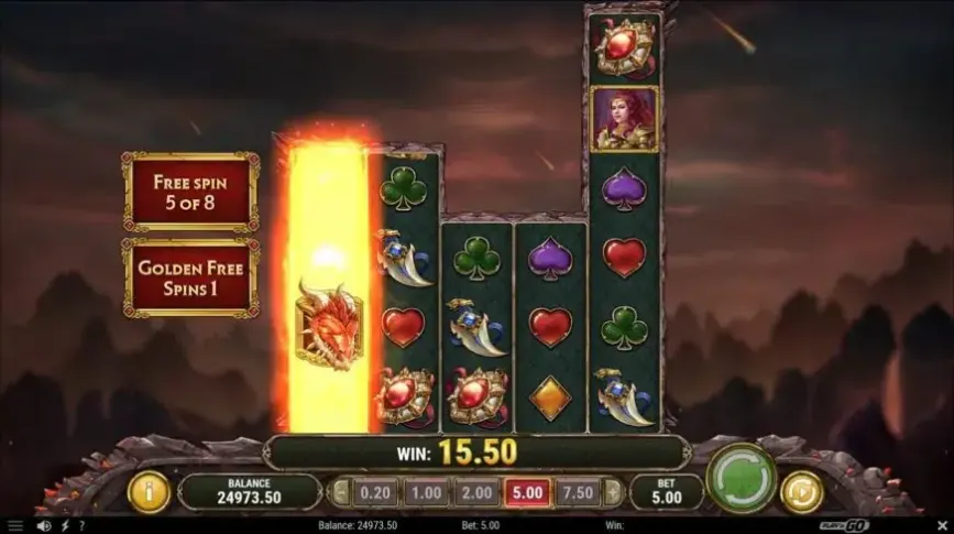 Dragon Maiden slot screenshot 