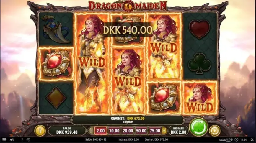 Dragon Maiden slot screenshot 2