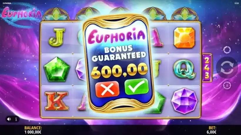 Euphoria slot screenshot 2