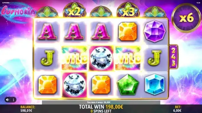 Euphoria slot screenshot 5