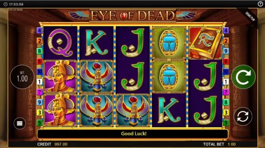 Eye of Dead slot screenshot 
