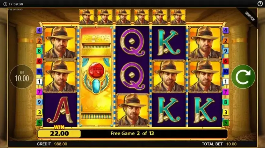 Eye of Dead slot screenshot 