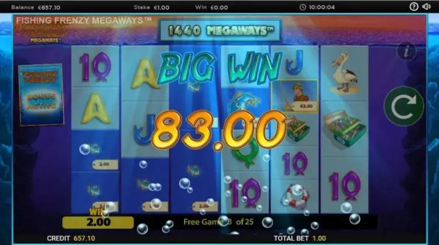 Fishin’ Frenzy Megaways slot screenshot 