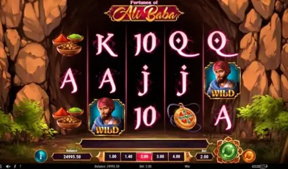 Fortunes of Alibaba slot screenshot 