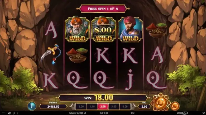 Fortunes of Alibaba slot screenshot 5