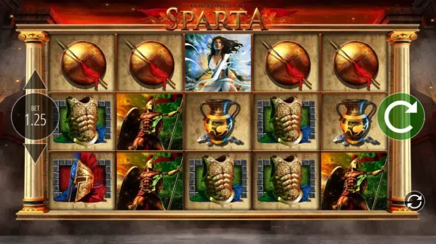 Fortunes of Sparta slot screenshot 