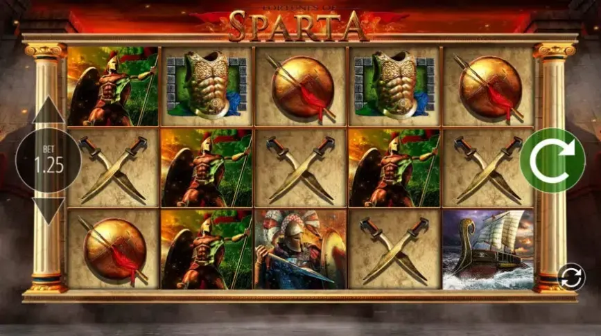 Fortunes of Sparta slot screenshot 